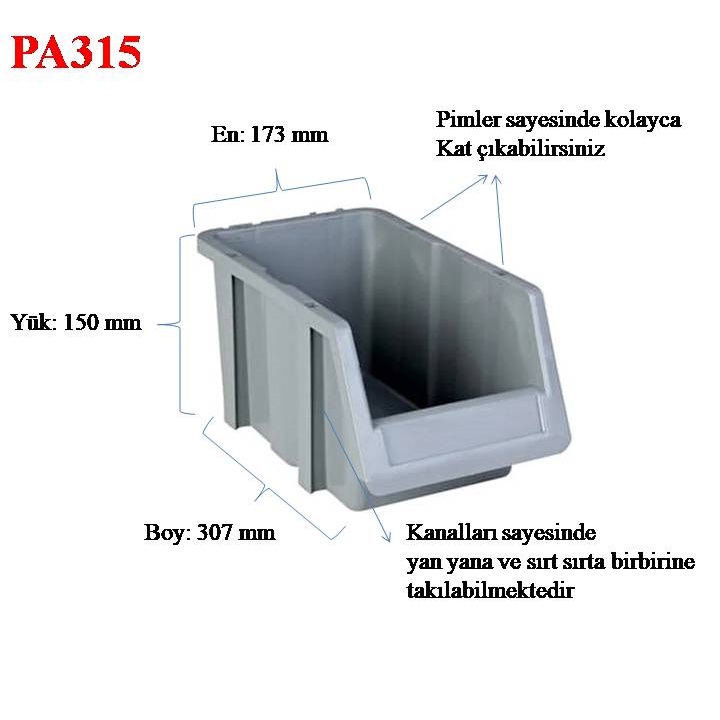 PA315 AVADANLIK GRİ